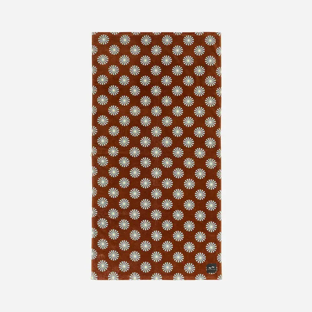 slowtide-sun-dazed-toast-beach-towel-serviette-de-plage-en-coton-motif-marguerit image 1