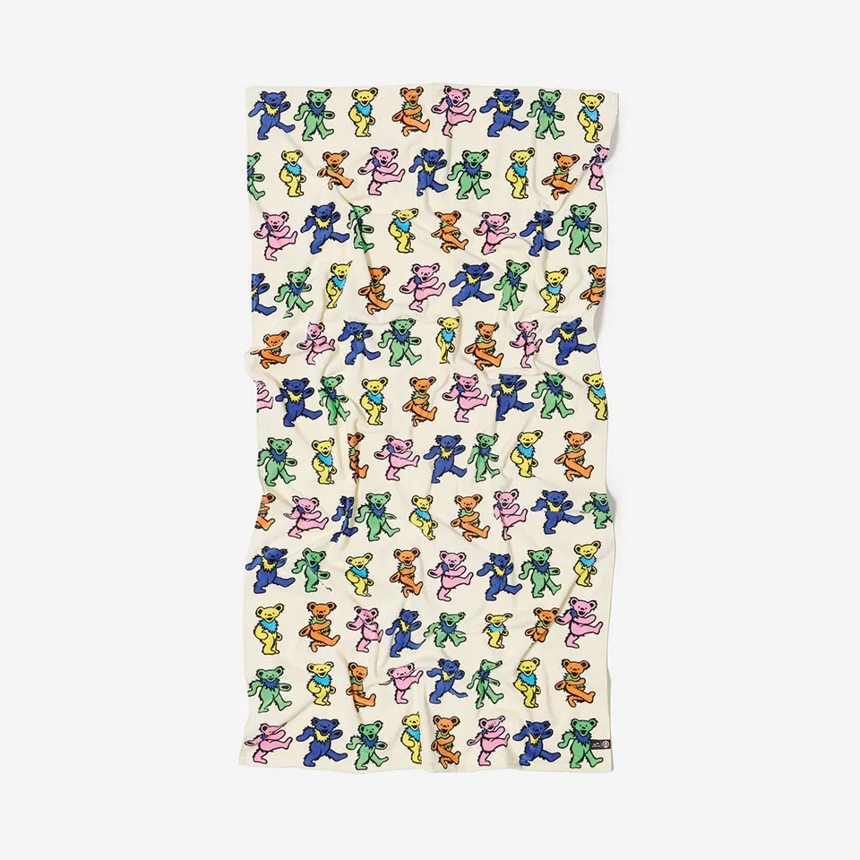 slowtide-dancing-bears-beach-towel-serviette-de-plage-grateful-dead-x-slowtide-v image 1