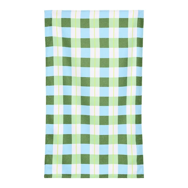 dock-bay-tea-towel-quick-dry-single-torchon-de-cuisine-gaufr-s-chage-rapide-sans image 1