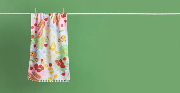 dock-bay-tea-towel-wine-dine-torchon-microfibre-gaufr-motif-vin-cadeau-amateur-d image 1