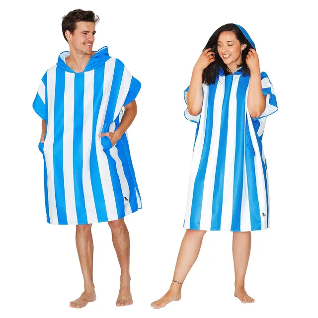 dock-bay-poncho-adulte-poncho-de-plage-quick-dry-coupe-unique-se-changer-sur-la- image 1