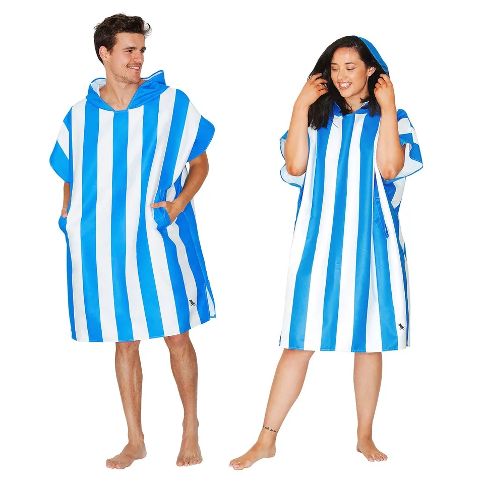 dock-bay-poncho-adulte-poncho-de-plage-quick-dry-coupe-unique-se-changer-sur-la- image 1