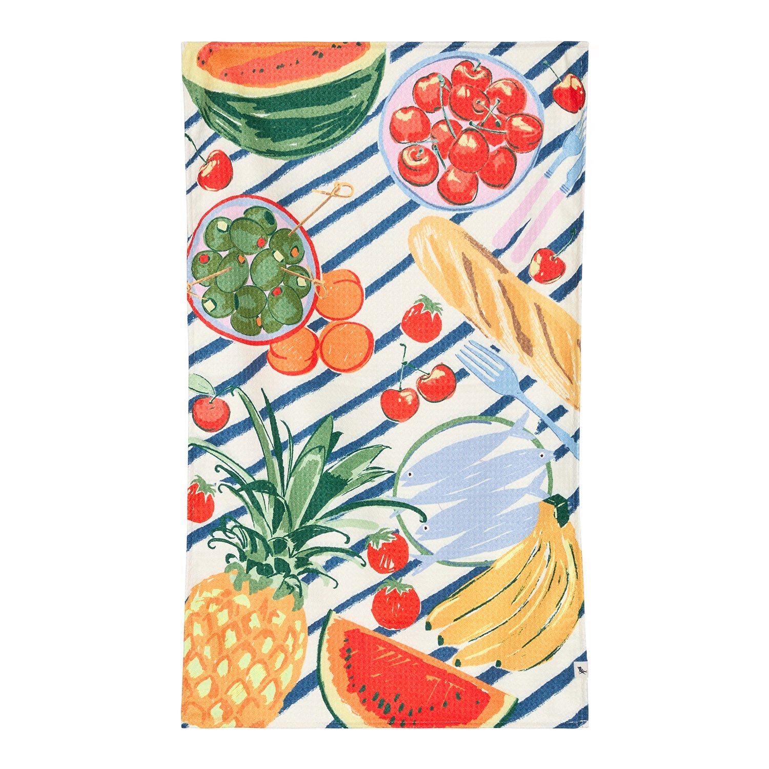 dock-bay-tea-towel-quick-dry-single-torchon-de-cuisine-gaufr-s-chage-rapide-sans image 7