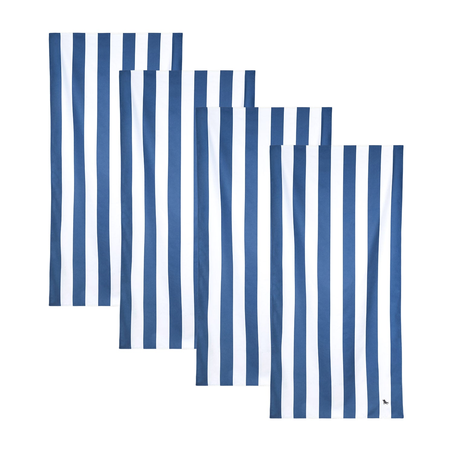 dock-bay-quick-dry-towels-bestselling-blue-lot-de-4-pack-cabana-serviettes-de-pl image 1