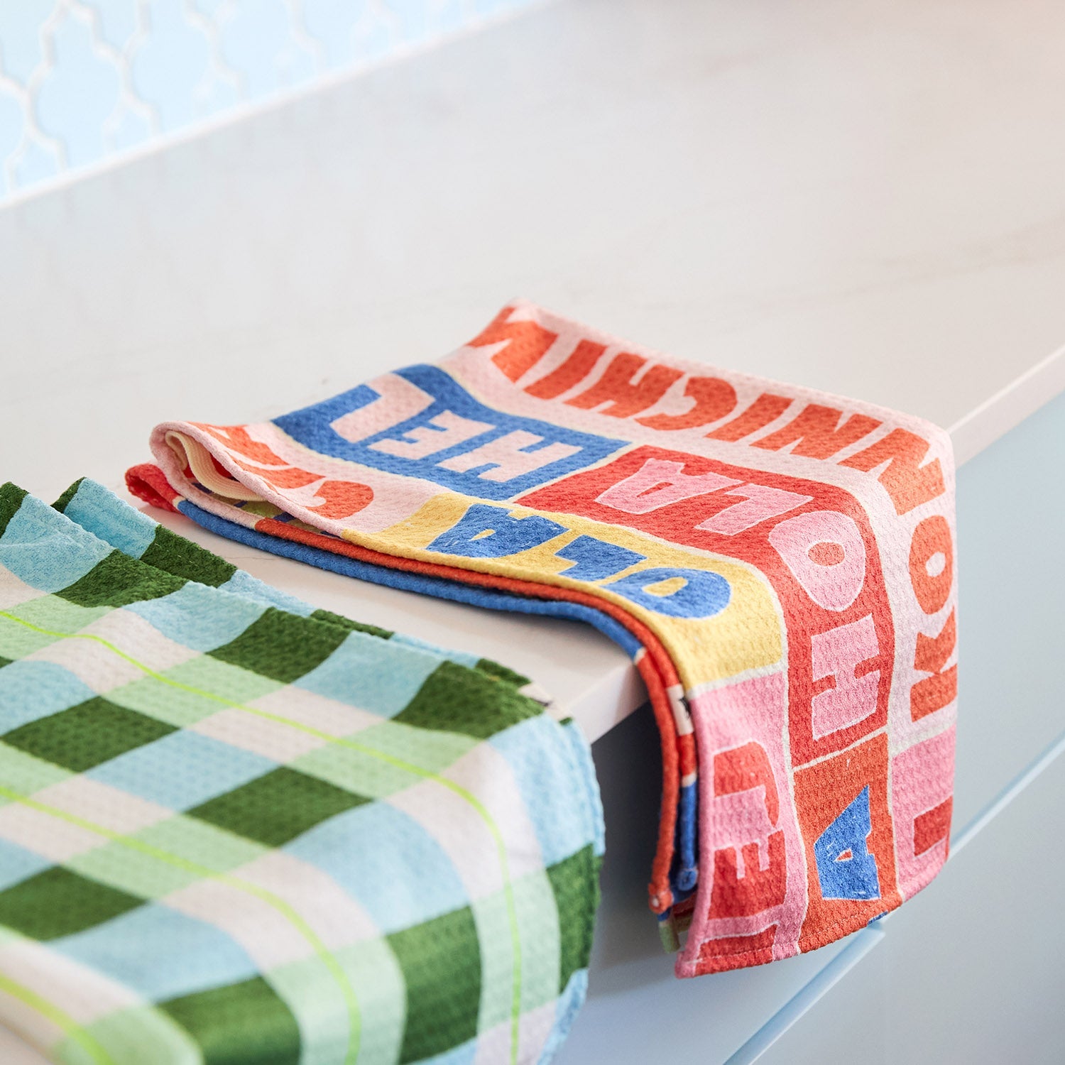 dock-bay-tea-towel-greetings-from-torchon-de-cuisine-en-coton-s-chage-rapide-mot image 3