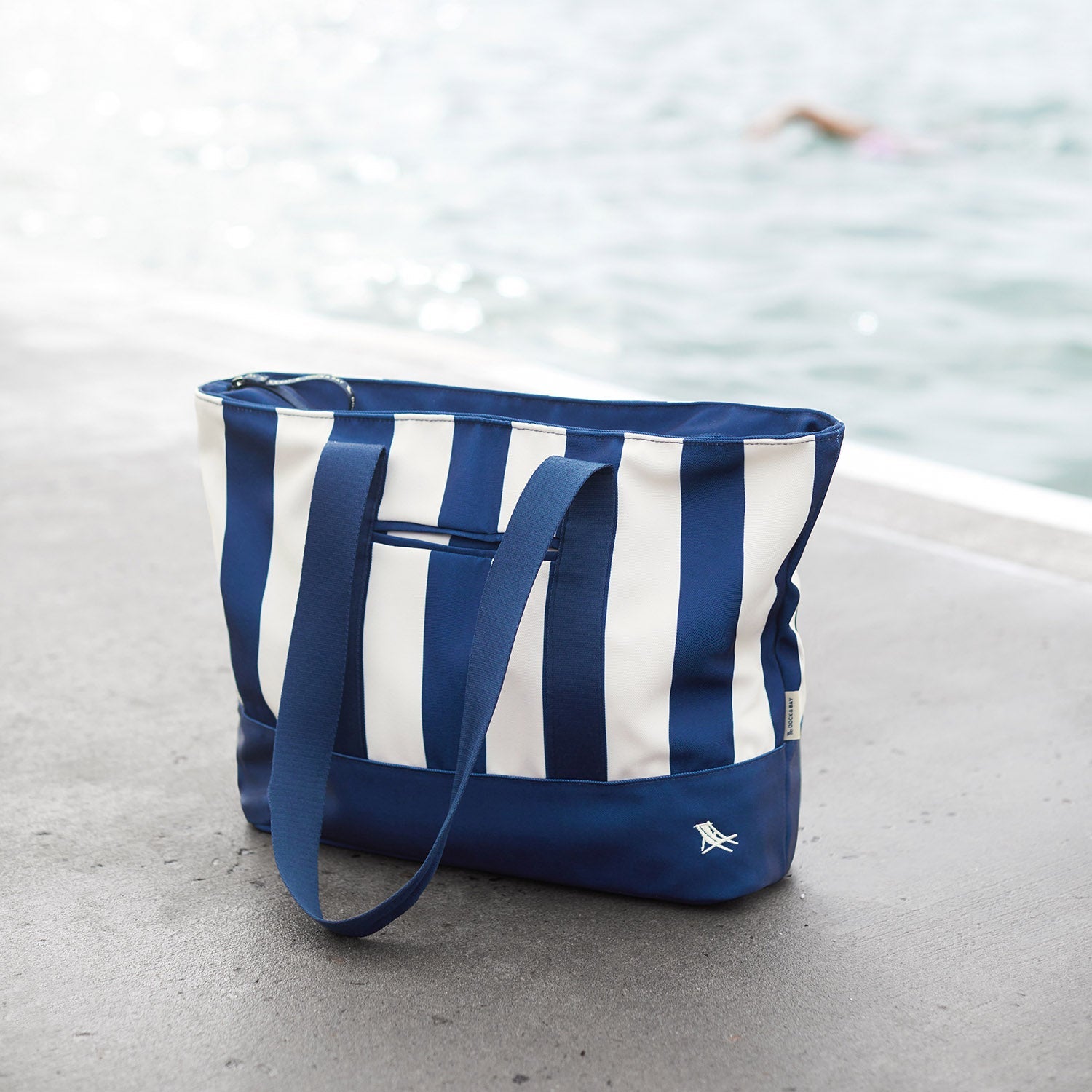 dock-bay-canvas-beach-bag-sac-de-plage-en-toile-whitsunday-blue-grande-contenanc image 3