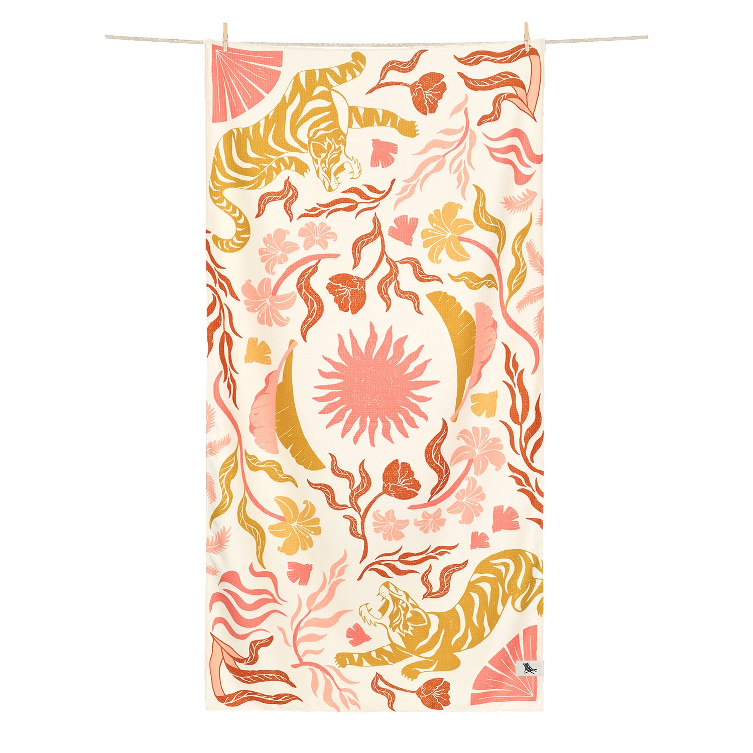 dock-bay-quick-dry-bath-towel-tiger-palm-lot-de-3-serviettes-de-bain-gaufr-es-en image 3