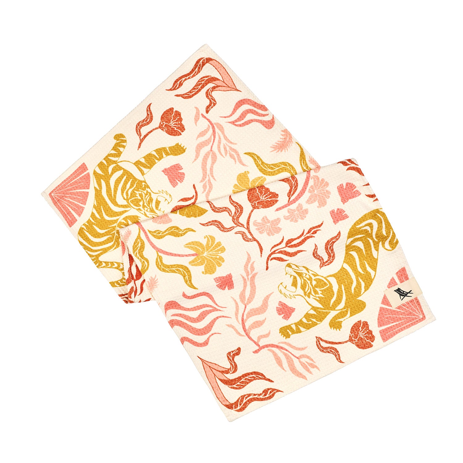 dock-bay-quick-dry-bath-towel-tiger-palm-lot-de-3-serviettes-de-bain-gaufr-es-en image 4