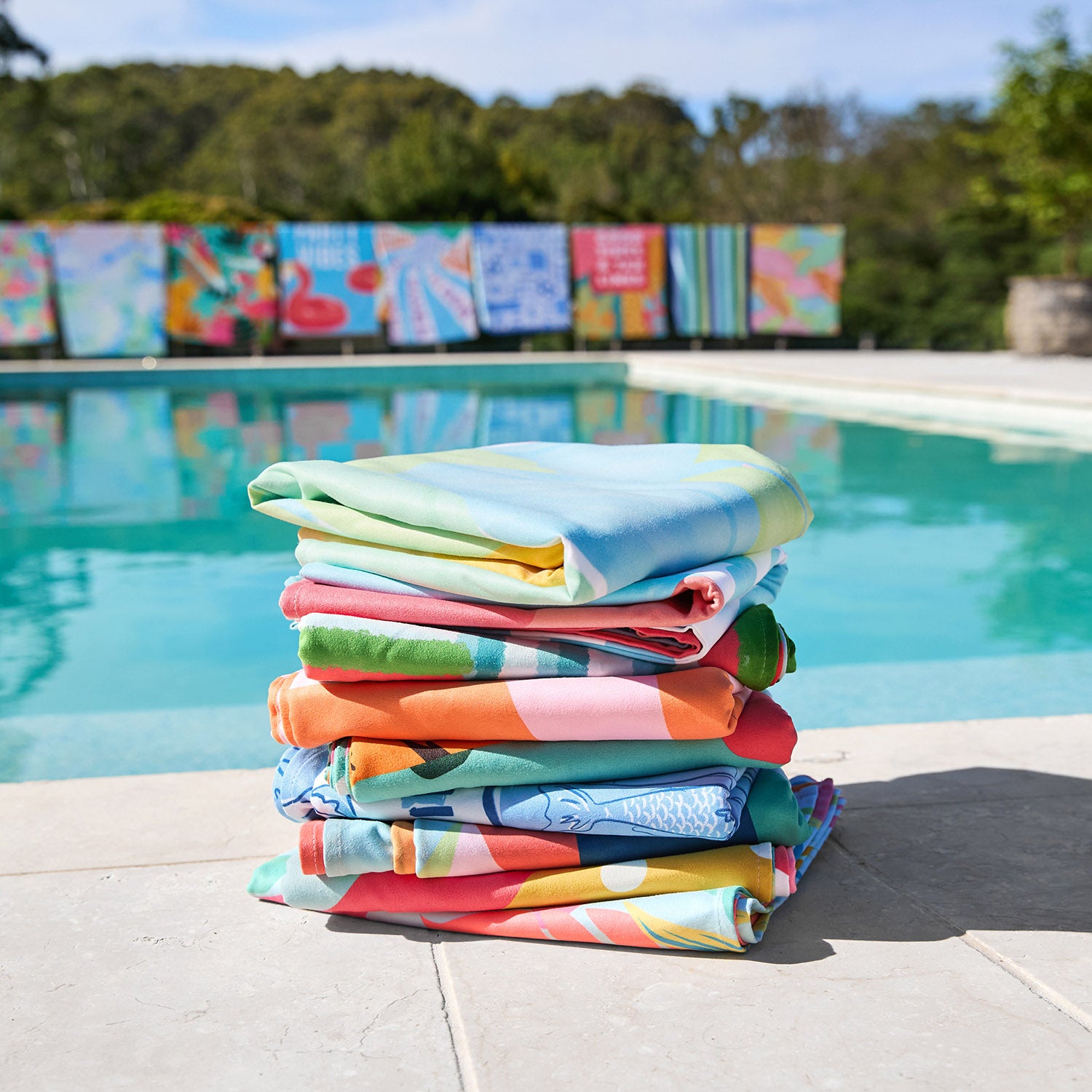 dock-bay-quick-dry-towel-pool-party-vibes-serviette-de-plage-festif-s-chage-rapi image 5