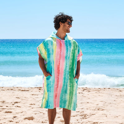 dock-bay-poncho-adulte-watermelon-sugar-changement-facile-en-tissu-dryq-recycl image 2