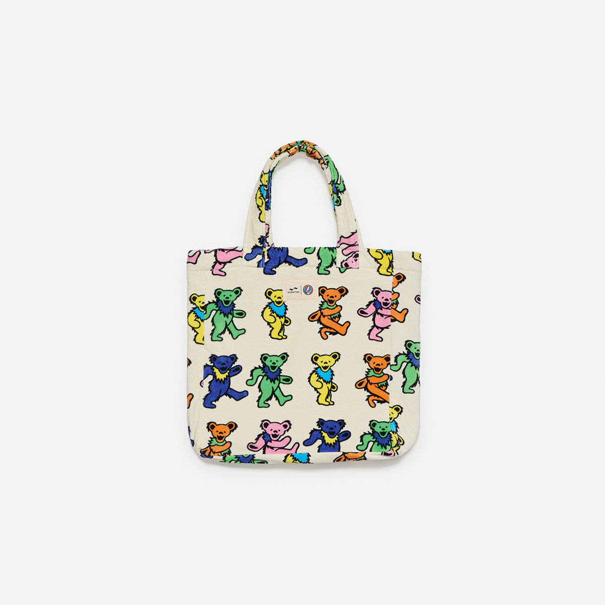 slowtide-dancing-bears-terry-tote-fourre-tout-ponge-grateful-dead-x-slowtide-imp image 1