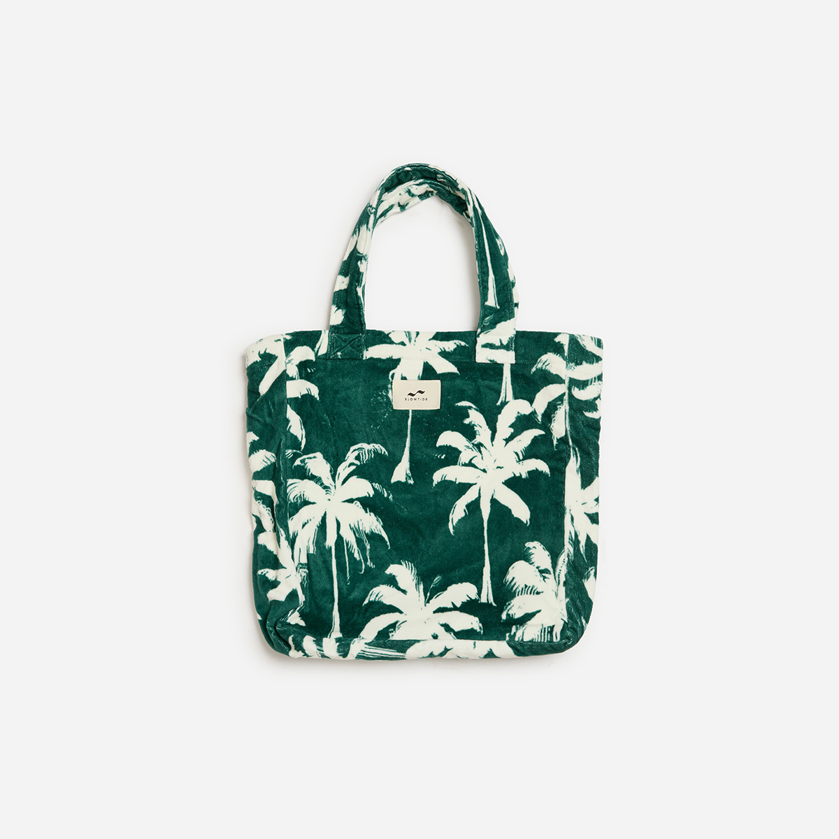slowtide-luca-terry-tote-sac-fourre-tout-ponge-en-coton-durable-vert-kale-grand- image 1