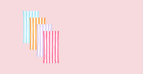 dock-bay-serviettes-de-plage-s-chage-rapide-cabana-pastel-pic-n-mix-lot-de-4-160 image 1